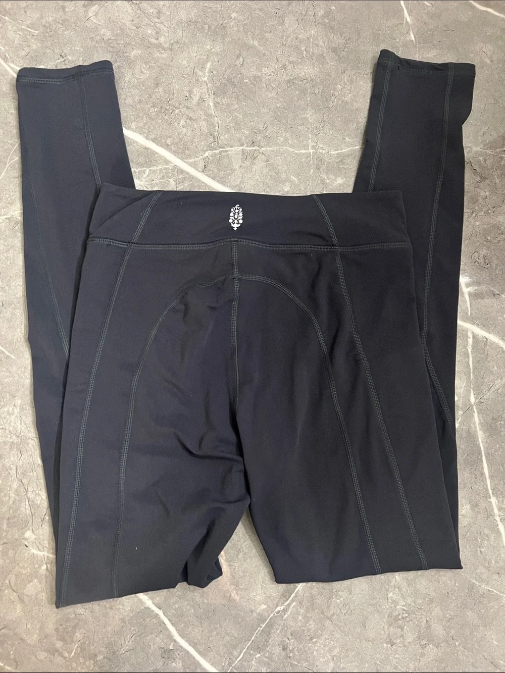 Free People Black Leggings with Zip Pocket